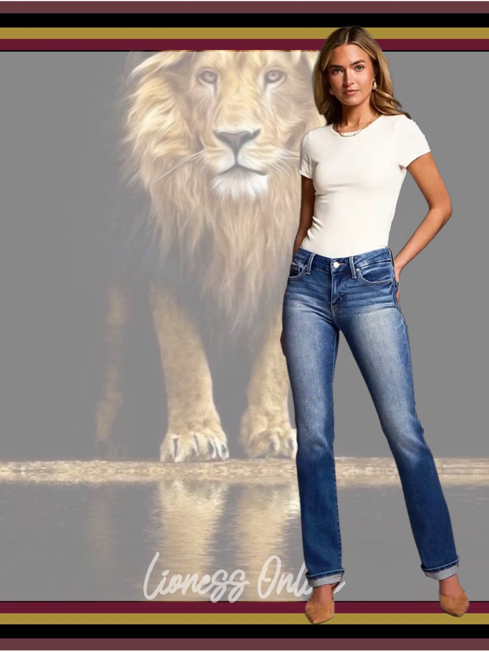Buckle Black fit no. 53 Women’s Blue Straight-Leg Stretch Jeans 32x32